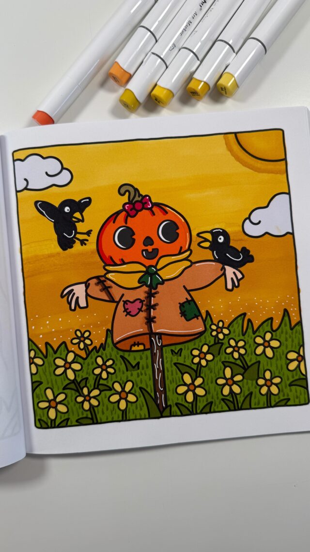 Golden Hour 🌅

This page felt like this time of year, after Halloween and the fall decorations and pumpkins are still up and we haven’t quite transitioned to Christmas. 🧡💛🤎

#coloring #adultcoloring #adultcoloringbook #coloringbook #colorwithme