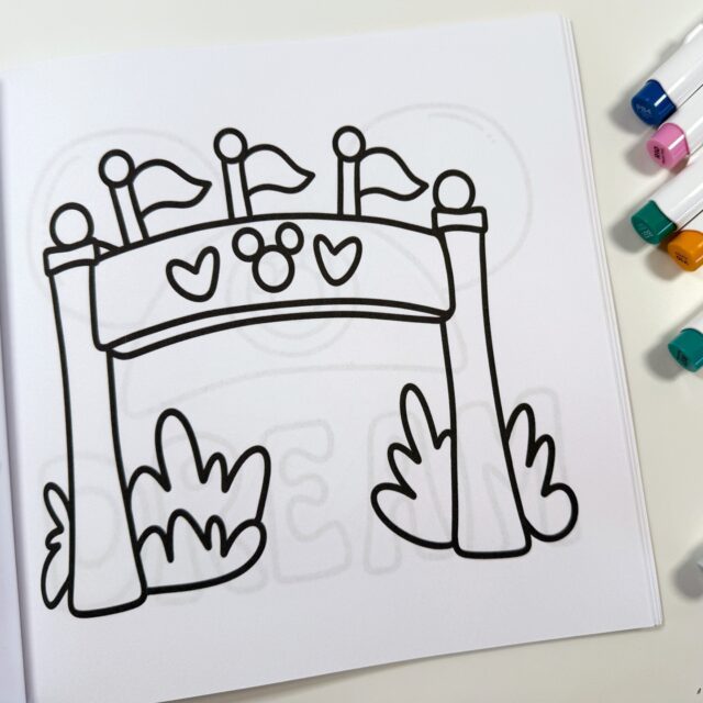 Swipe to color the Disney World welcome arch! 🏰

#waltdisneyworld #disneyworld #disneycoloring #coloring #adultcoloringbook